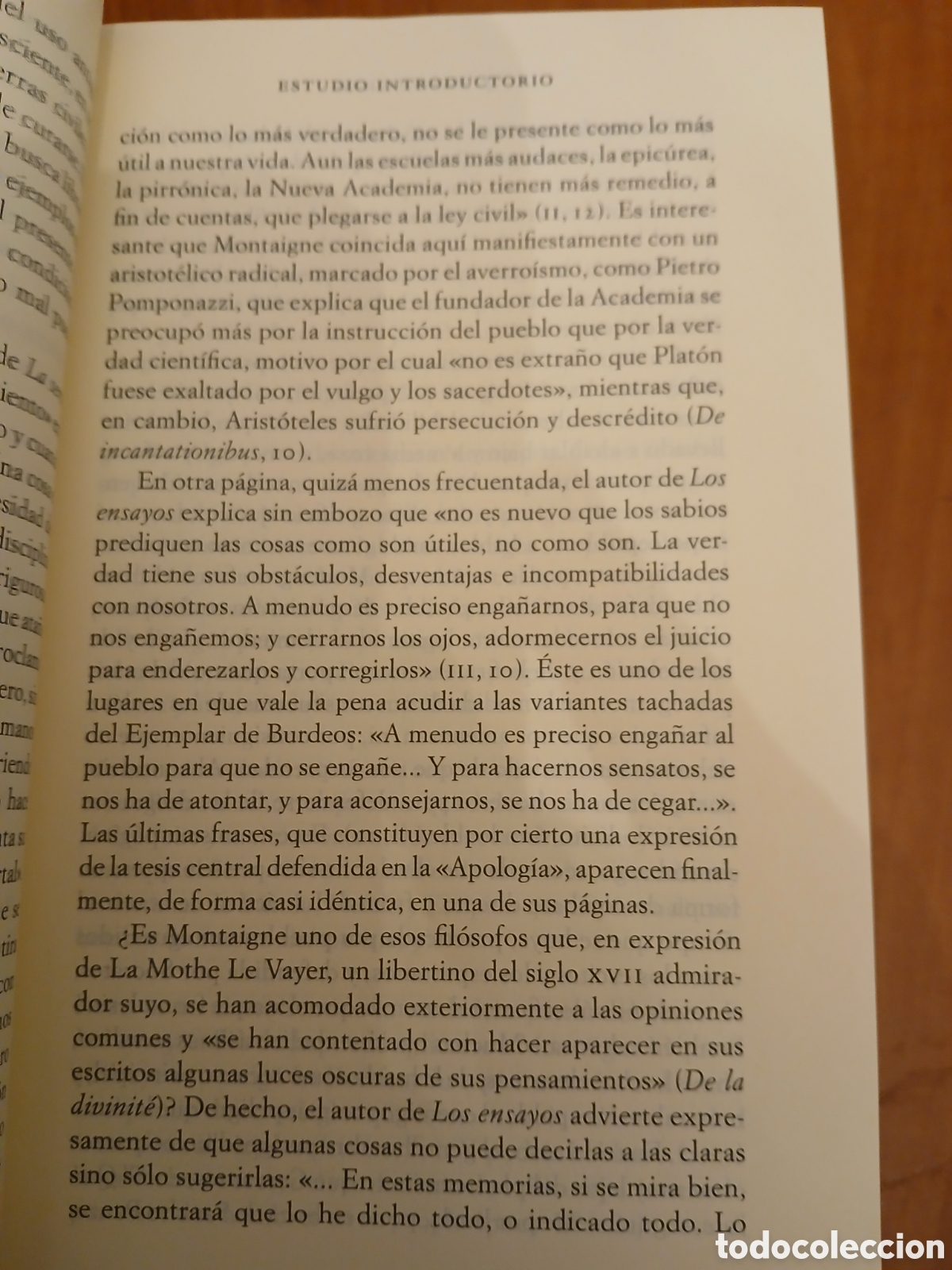 Libros de segunda mano: Los Ensayos. Michel de Montaigne. - Foto 8