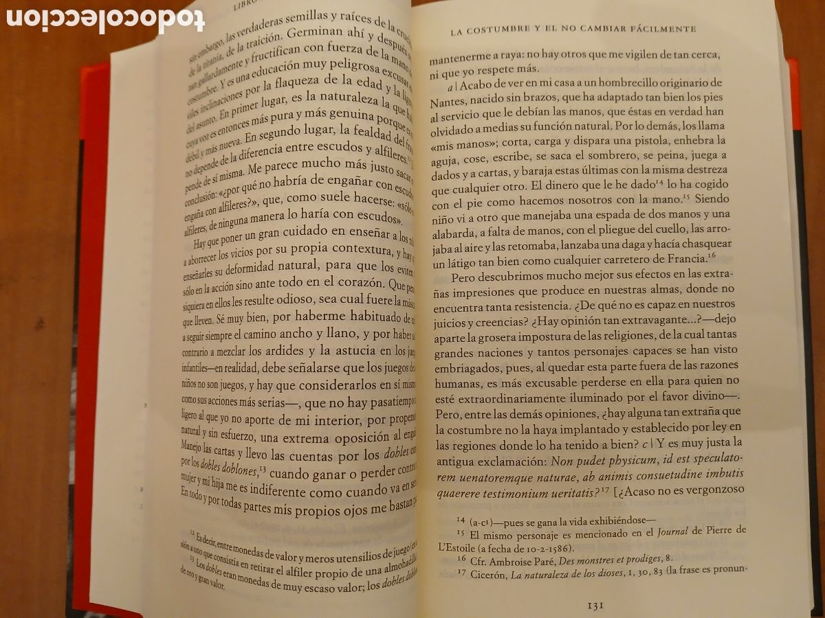 Libros de segunda mano: Los Ensayos. Michel de Montaigne. - Foto 9
