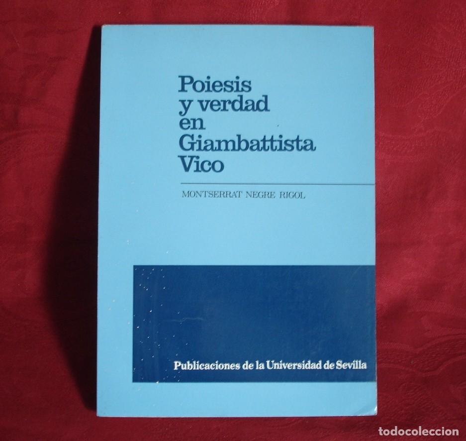 Libros de segunda mano: Poiesis y verdad en Giambattista Vico. Libro.
