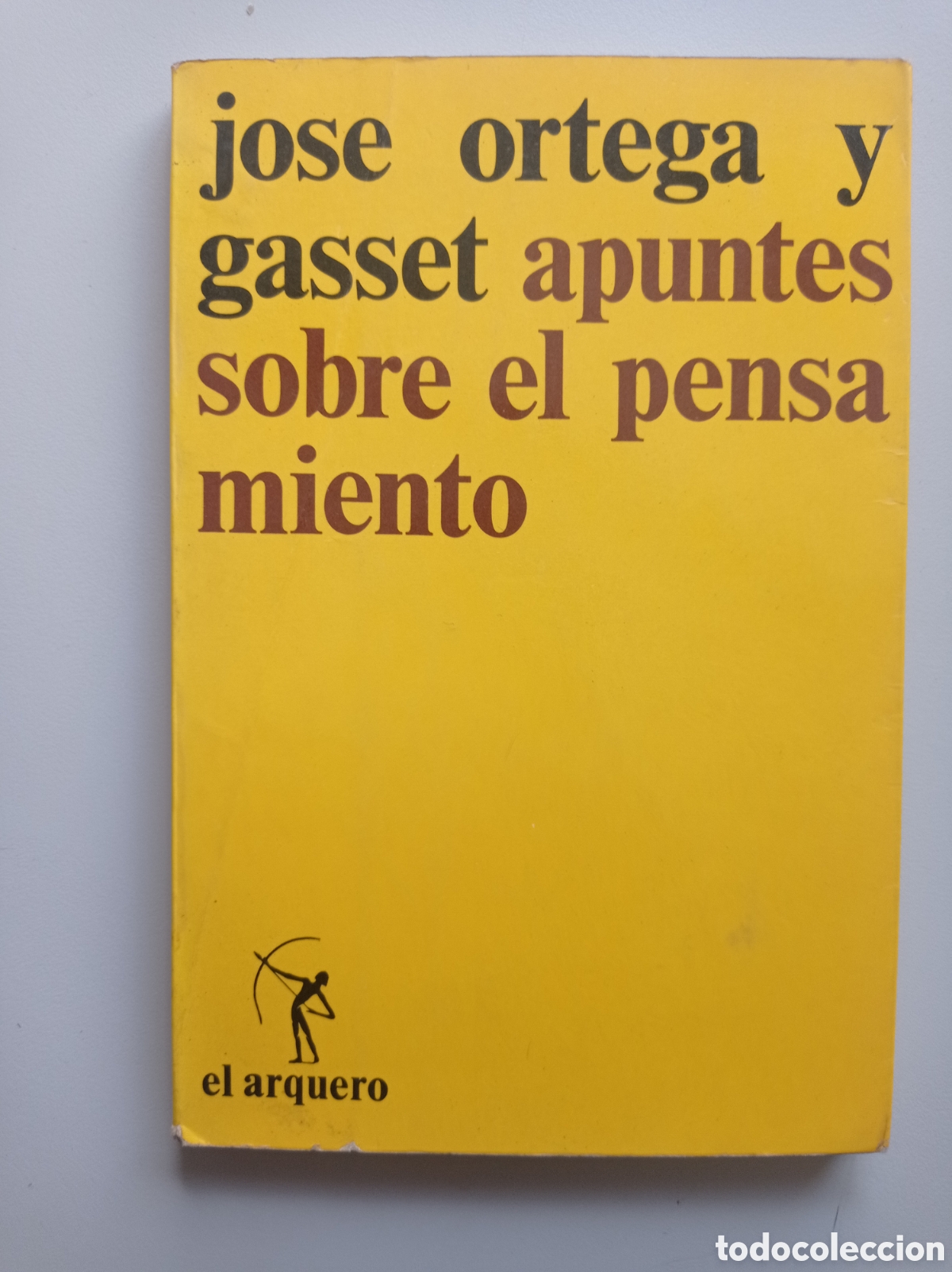 Libros de segunda mano: JOS&Eacute; ORTEGA Y GASSET. APUNTES SOBRE EL PENSAMIENTO.