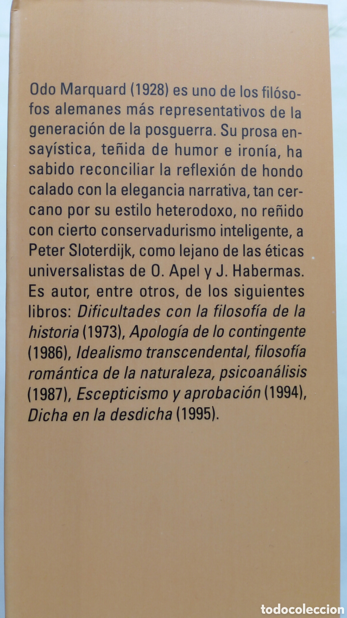 Libros de segunda mano: Adi&oacute;s a los principios. Odo Marquard. - Foto 3
