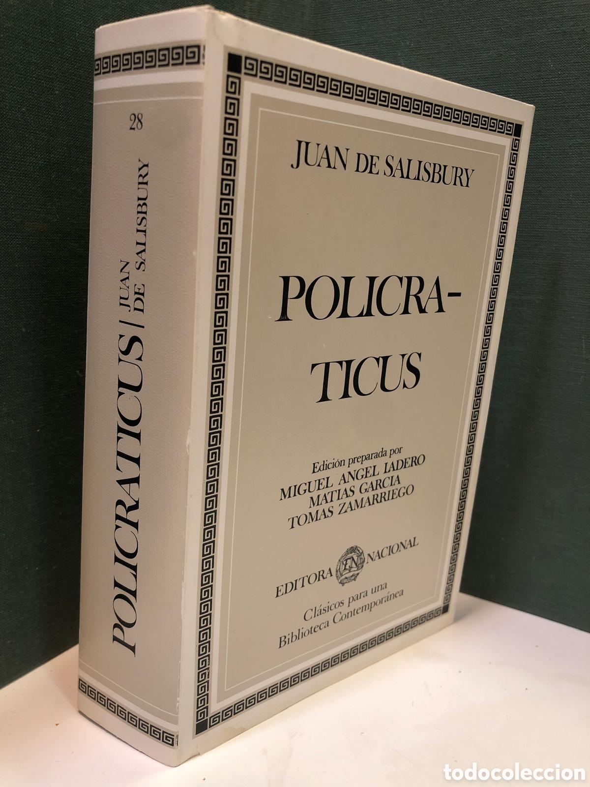 Second hand books: Policraticus - Juan de Salisbury