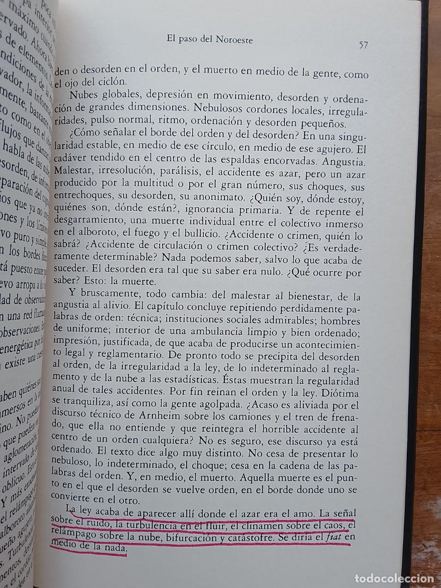 Libros de segunda mano: Michel Serres El paso del Noroeste - Foto 7