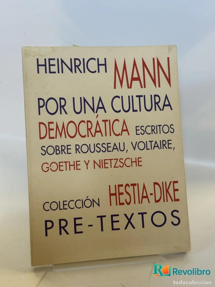 Libros de segunda mano: Por una cultura democr&aacute;tica - Heinrich Mann