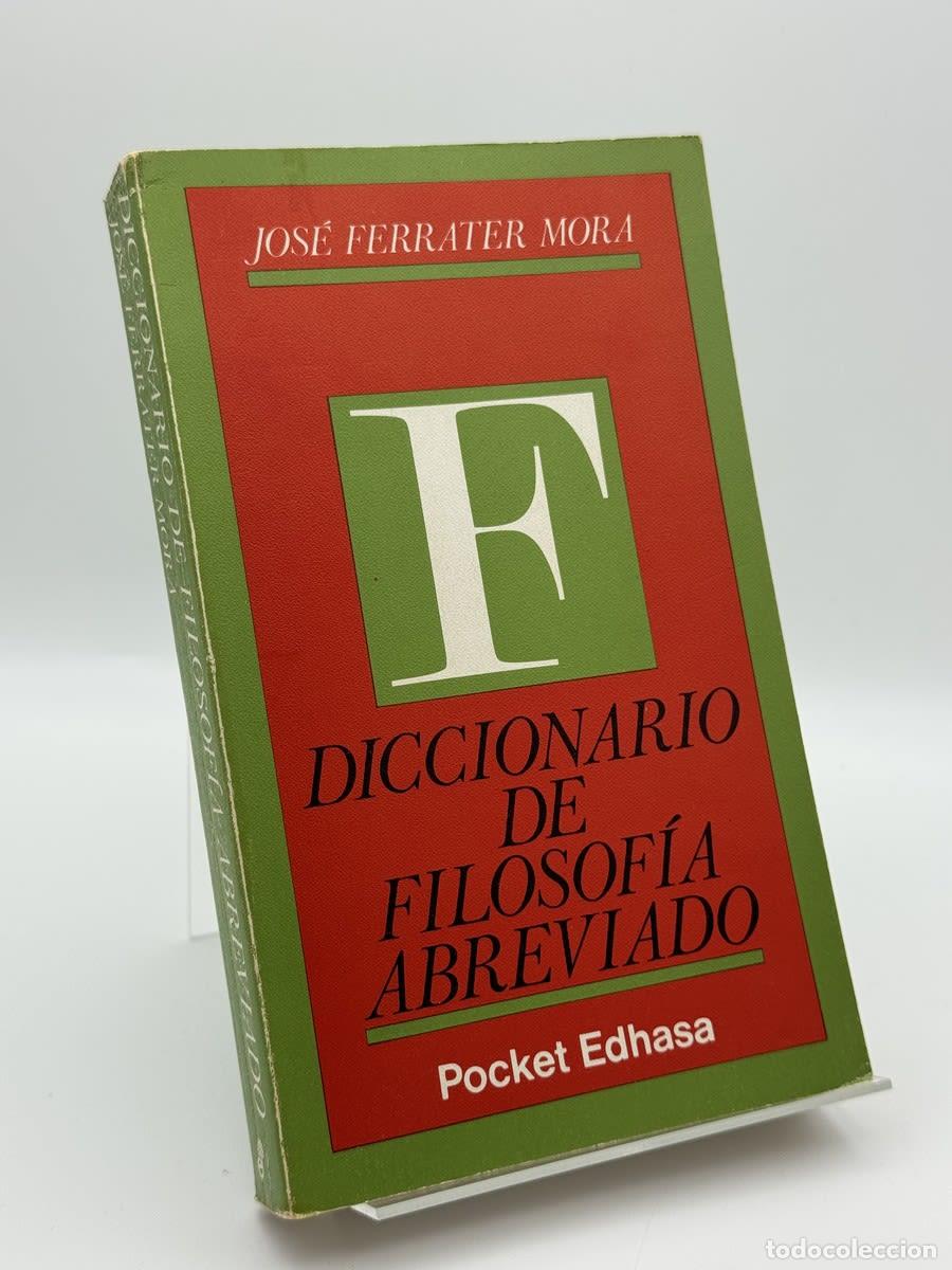 Libros de segunda mano: Diccionario de filosof&iacute;a abreviado - Jos&eacute; Ferrater Mora