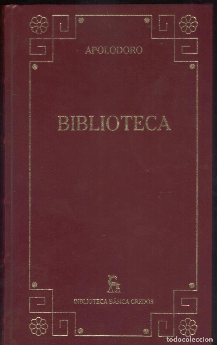 Libros de segunda mano: Apolodoro BIBLIOTECA 213 pag Editorial Gredos