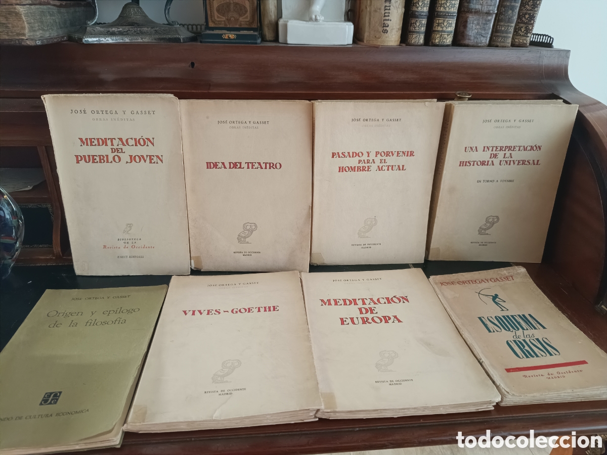 Libros de segunda mano: LOTE 8 LIBROS JOS&Eacute; ORTEGA Y GASSET- OBRAS IN&Eacute;DITAS REVISTA DE OCCIDENTE Y FCE.