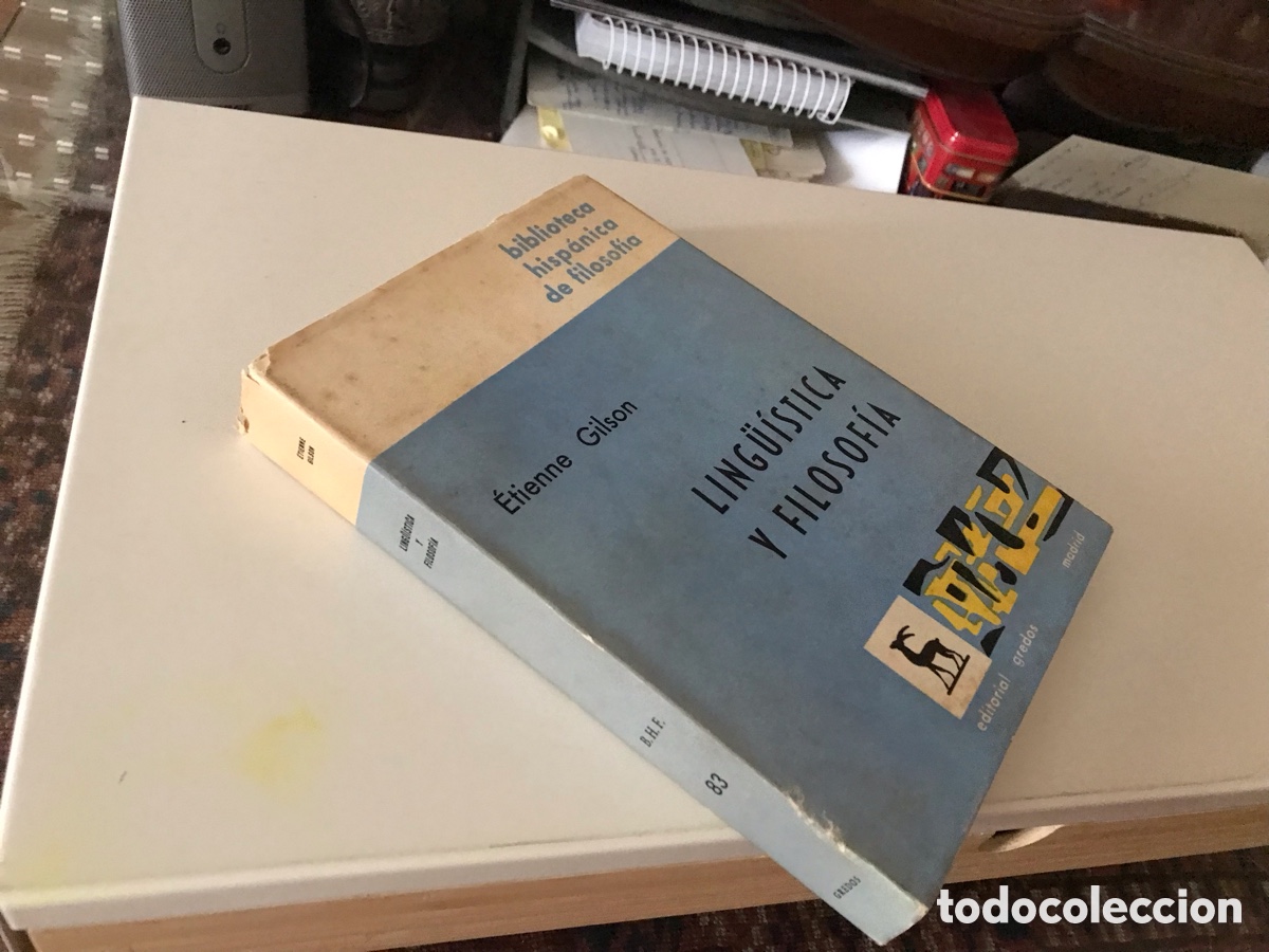 Libros de segunda mano: Ling&uuml;&iacute;stica y filosof&iacute;a. Eti&eacute;nne Gilson. Editorial Gredos.