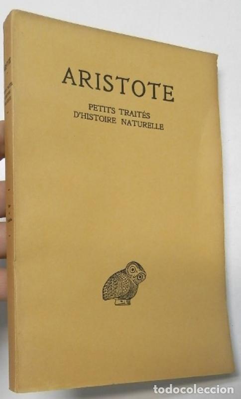 Libros de segunda mano: Petits trait&eacute;s d'histoire naturelle - Aristote