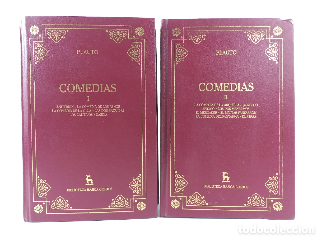 Libros de segunda mano: Comedias Plauto. Gredos, 2000. Filosof&iacute;a.