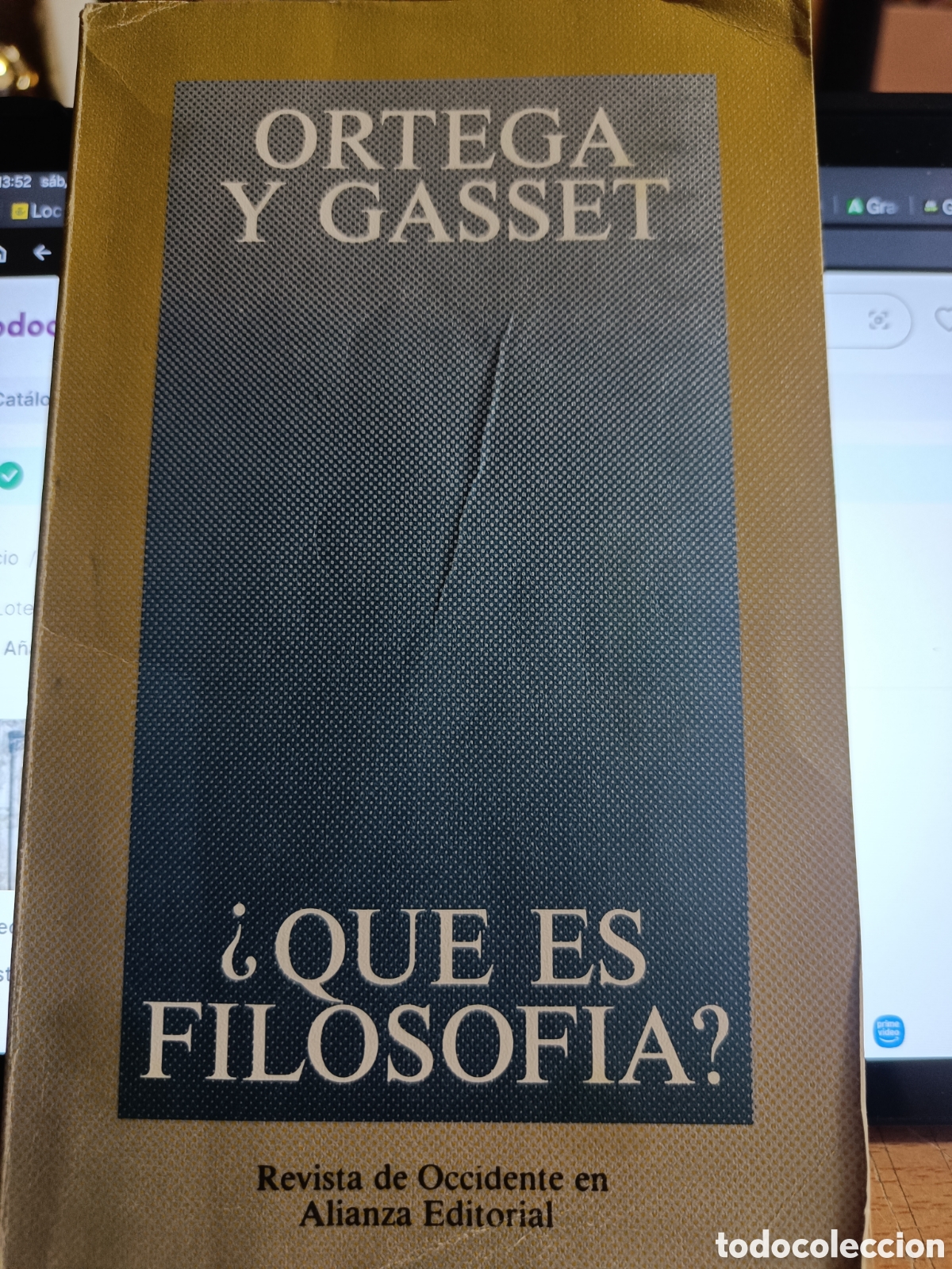 Libros de segunda mano: &iquest;QU&Eacute; ES LA FILOSOF&Iacute;A? ORTEGA Y GASSET. ALIANZA