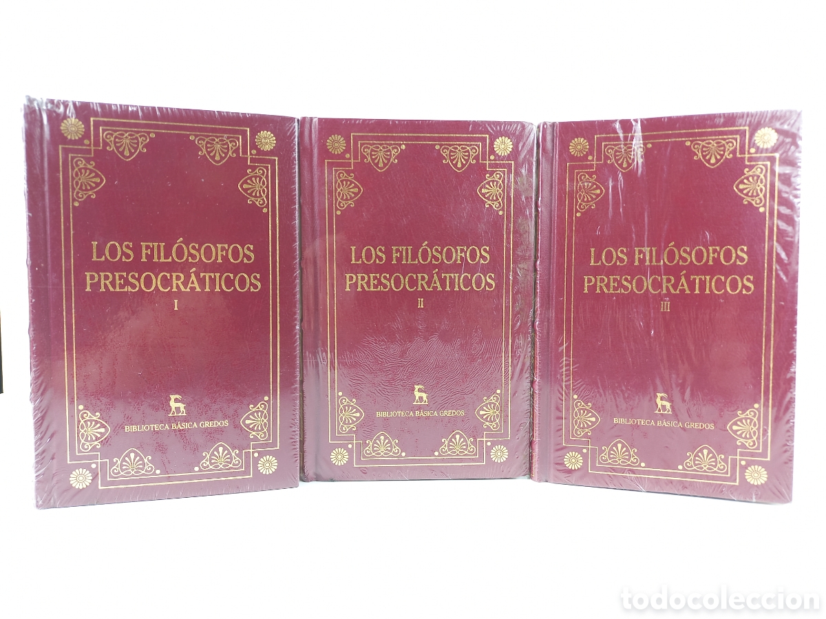 Libros de segunda mano: Los Fil&oacute;sofos Presocr&aacute;ticos. Completo. Gredos. Precintado. Filosof&iacute;a.