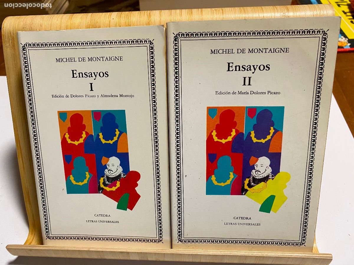 Libros de segunda mano: ENSAYOS. TOMO I Y II. MICHEL DE MONTAIGNE. EDITORIAL C&Aacute;TEDRA. LETRAS UNIVERSALES N&ordm; 35 Y 63