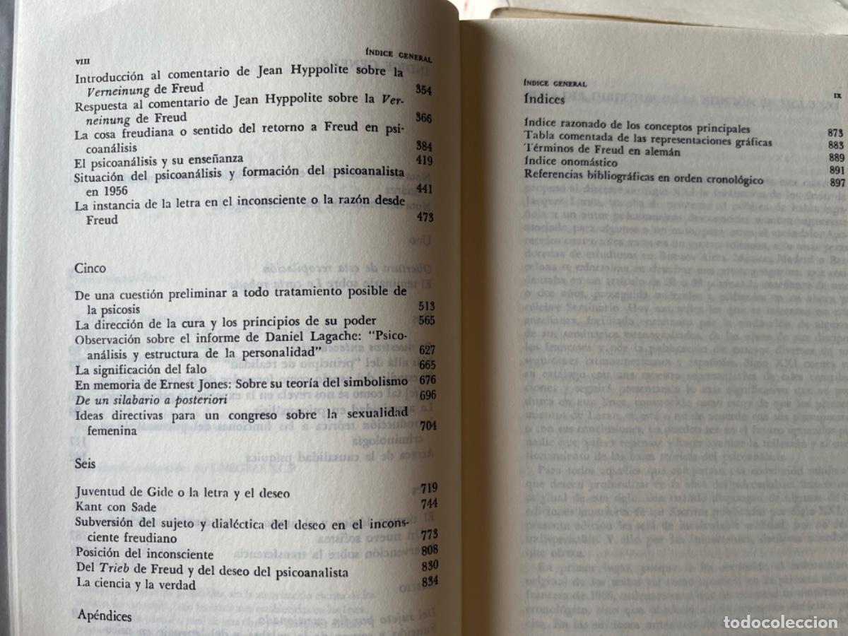 Libros de segunda mano: Lacan, J.- Obras completas I - Foto 2