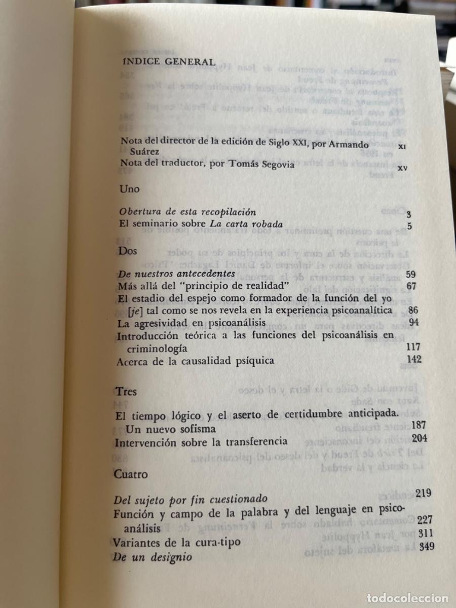 Libros de segunda mano: Lacan, J.- Obras completas I - Foto 3