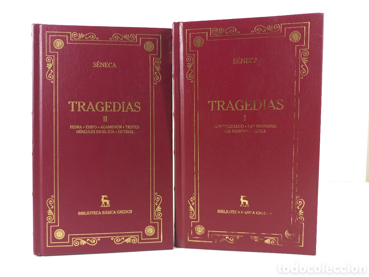 Libros de segunda mano: Tragedias Seneca. Gredos, 2001. Filosof&iacute;a. Dise&ntilde;o Brugalla.