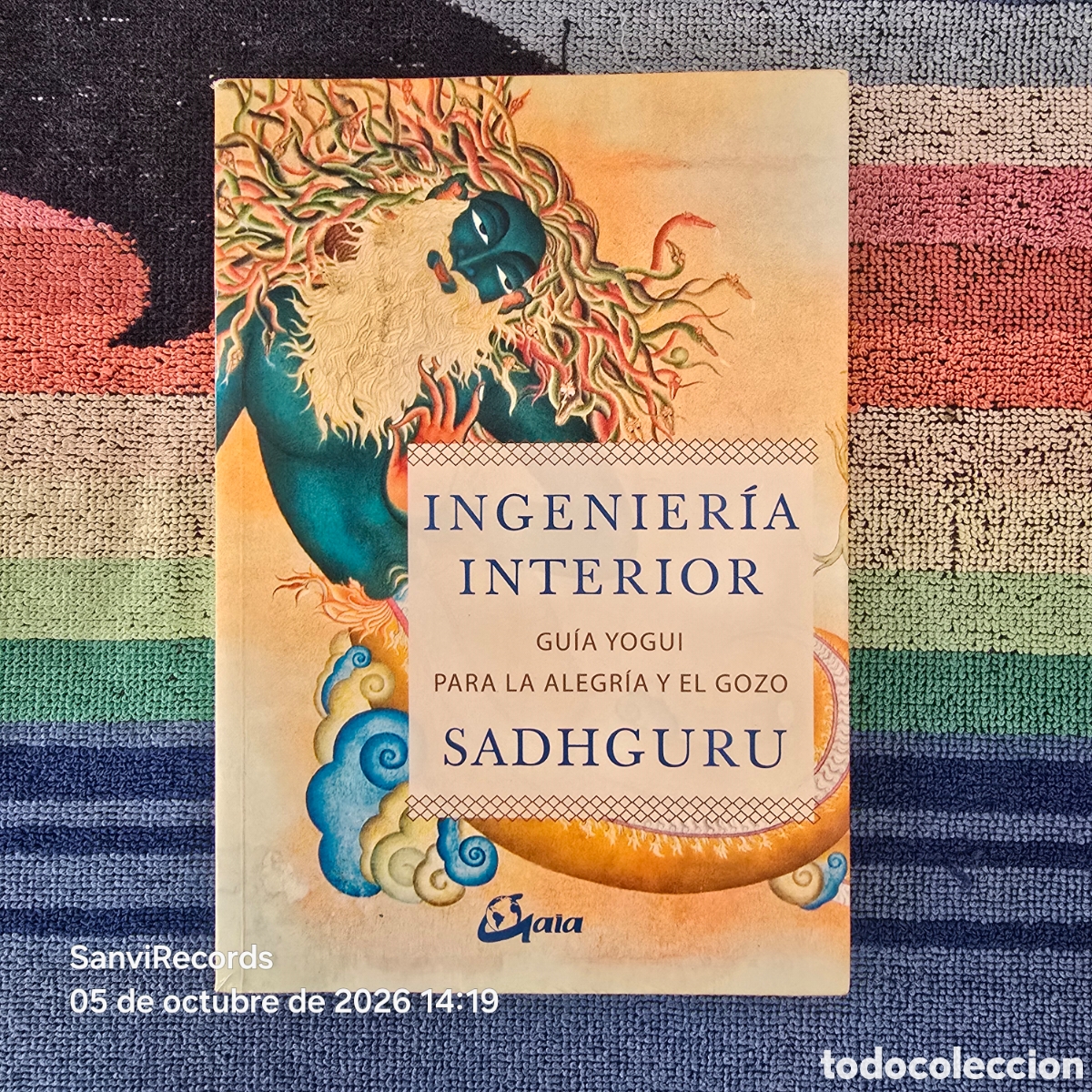 Libros de segunda mano: INGENIER&Iacute;A INTERIOR, GU&Iacute;A YOGUI PARA LA ALEGRIA Y EL GOZO (SADHGURU) (GAIA)