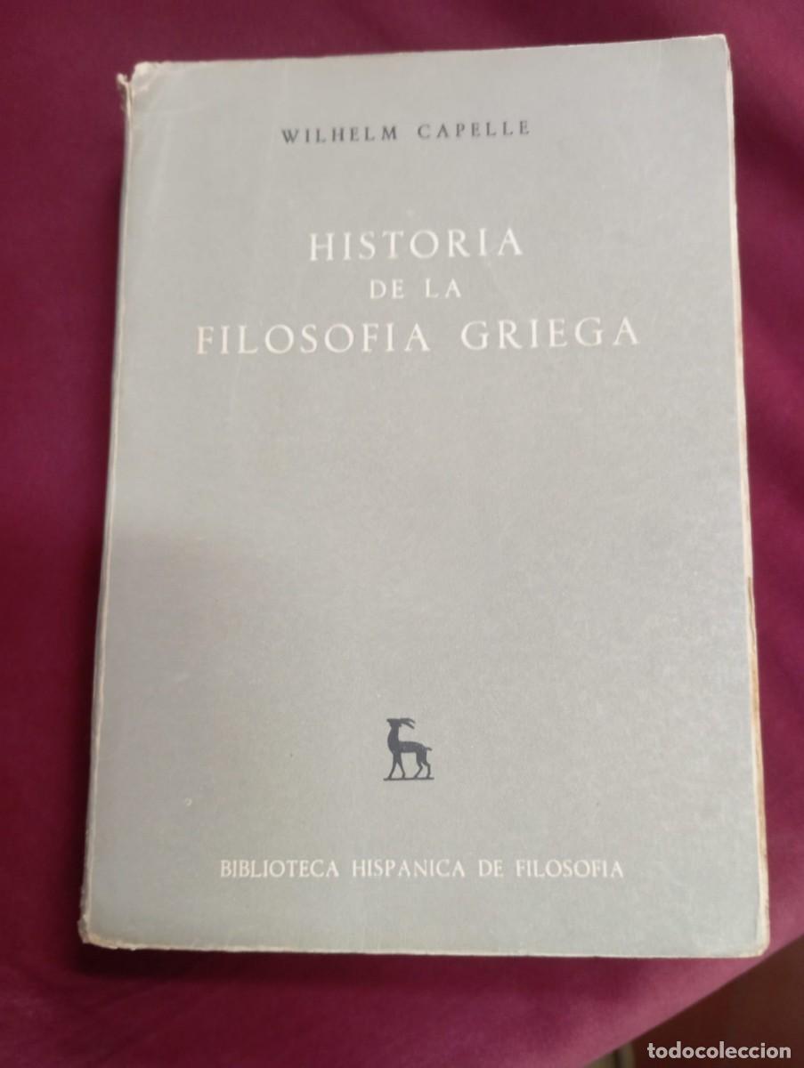 Libros de segunda mano: HISTORIA DE LA FILOSOFIA GRIEGA