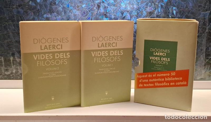 Libros de segunda mano: Vides dels Fil&ograve;sofs: Obra Completa Vol. 1-2 - Di&ograve;genes Laerci - Editorial Laia - Textos Filos&ograve;fics