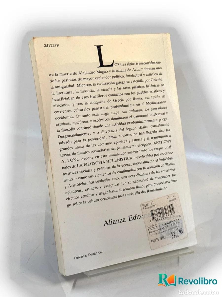 Libros de segunda mano: La filosof&iacute;a helen&iacute;stica - Anthony A. Long - Foto 2