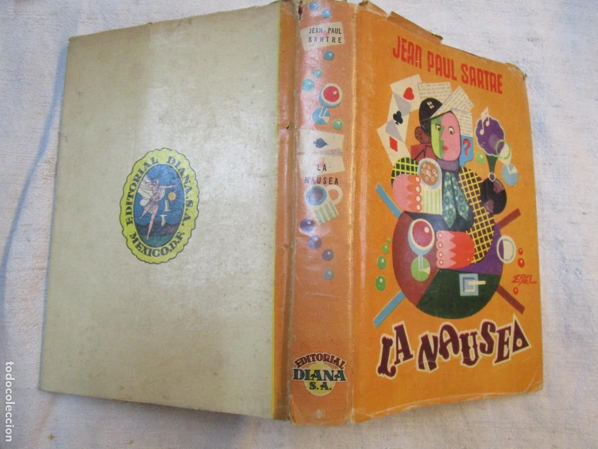 Libros de segunda mano: LA NAUSEA - JEAN PAUL SARTRE - 11&ordf; EDI MEXICO 1963 - 259PP TAPA DURA Y SOBRECUBIERTA. + INFO