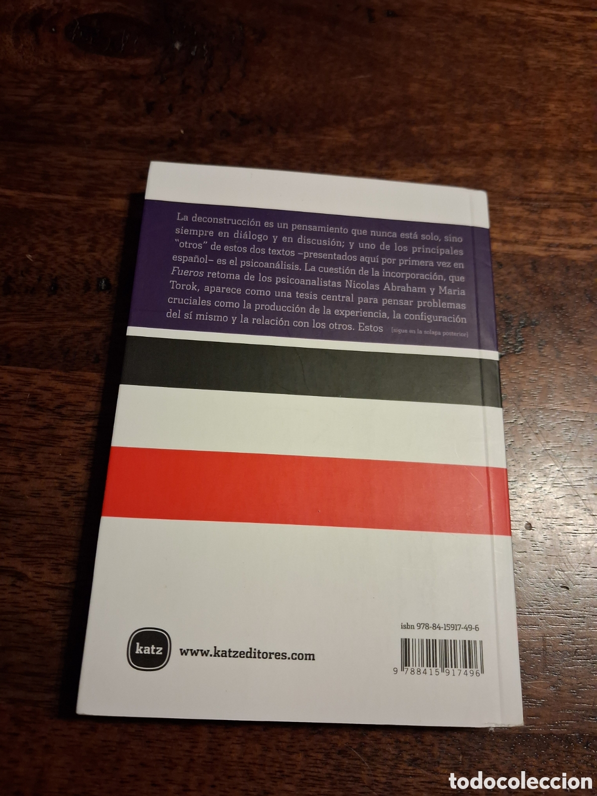 Libros de segunda mano: Fueros. La melancol&iacute;a de Abraham, Jacques Derrida - Foto 2