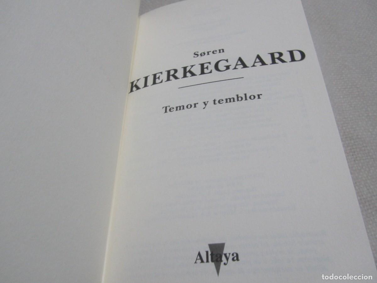 Libros de segunda mano: TEMOR Y TEMBLOR, SOREN KIERKEGAARD, EDICIONES ALTAYA, 1994 - Foto 2