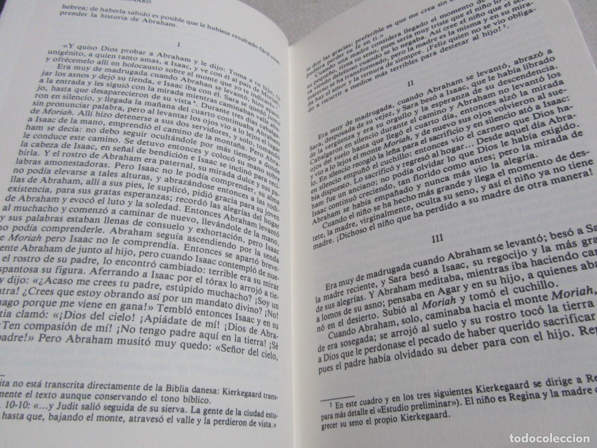 Libros de segunda mano: TEMOR Y TEMBLOR, SOREN KIERKEGAARD, EDICIONES ALTAYA, 1994 - Foto 5