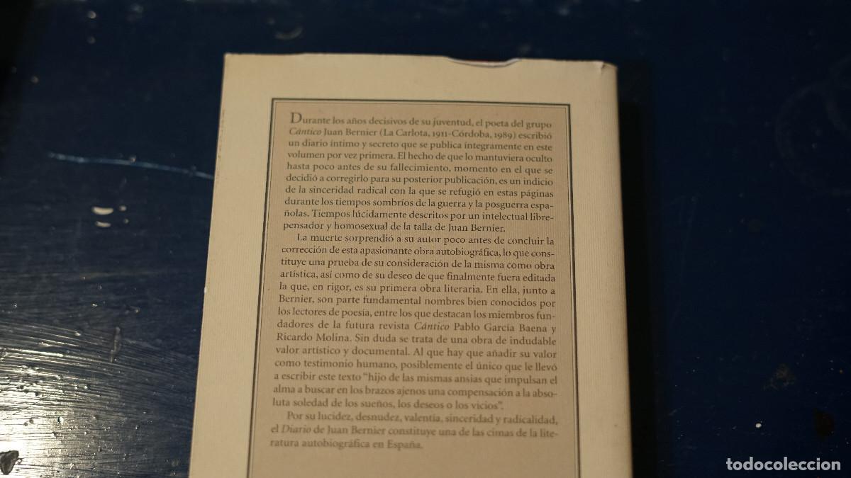 Libros de segunda mano: Juan Bernier - Diario - Pre-textos 2011 - Foto 3
