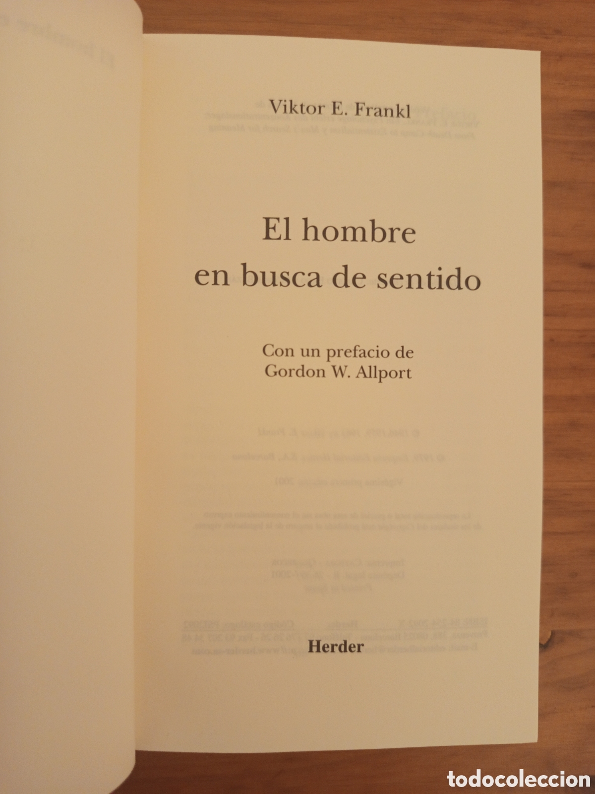 Libros de segunda mano: EL HOMBRE EN BUSCA DE SENTIDO (VIKTOR E. FRANKL) - Foto 2