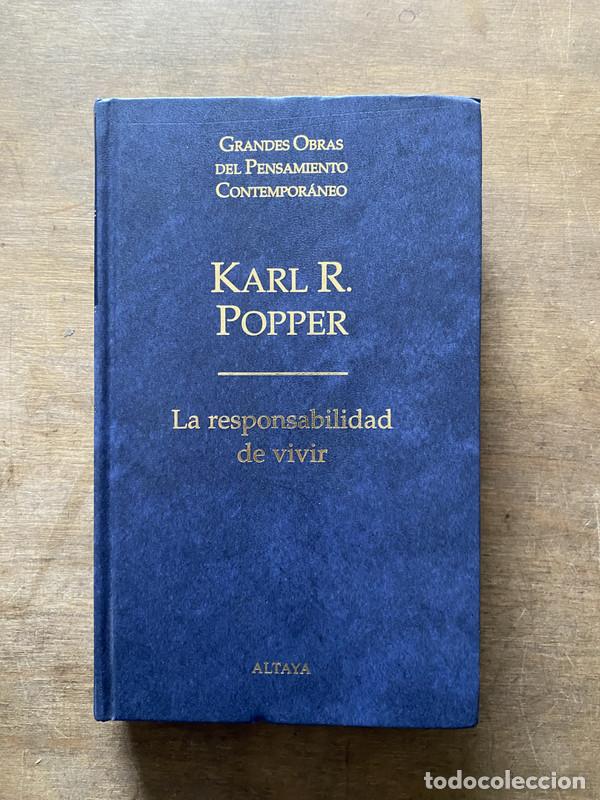 Livres d'occasion: La responsabilidad de vivir - Popper Karl R.