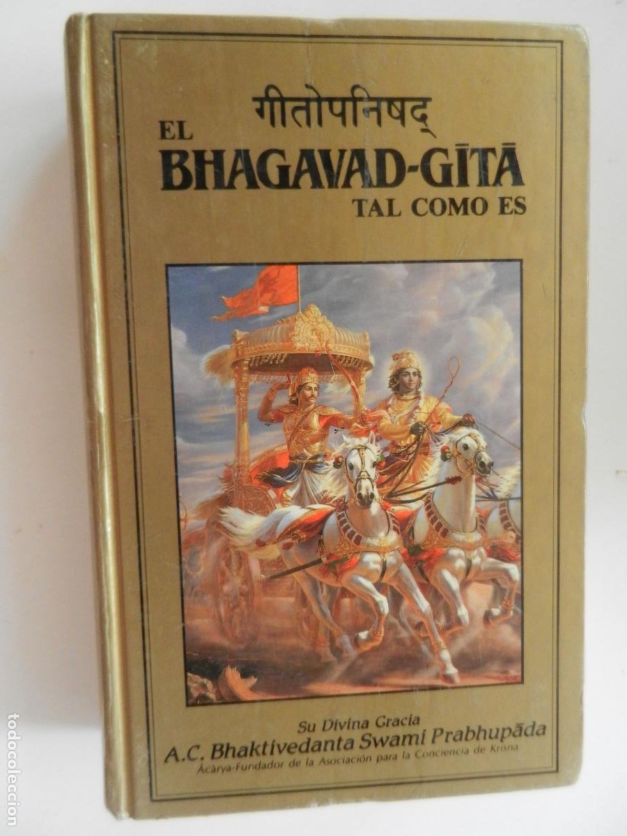 Libros de segunda mano: EL BHAGAVAD- GITA - TAL COMO ES - SU DIVINA GRACIA - A. C. Bhaktivedanta Swami Prabhupāda-1984