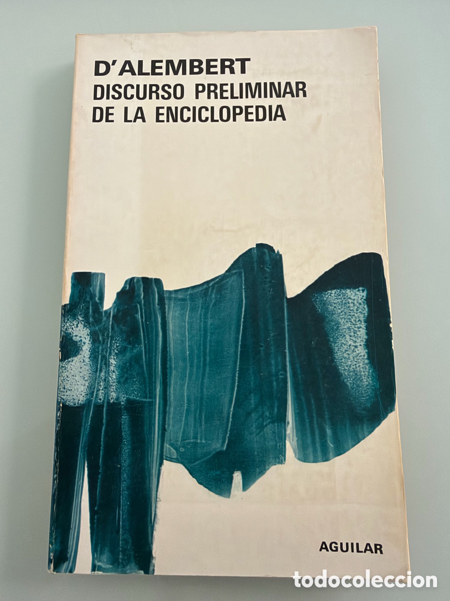 Libros de segunda mano: Discurso preliminar de la enciclopedia. D'Alembert. Aguilar. 1974