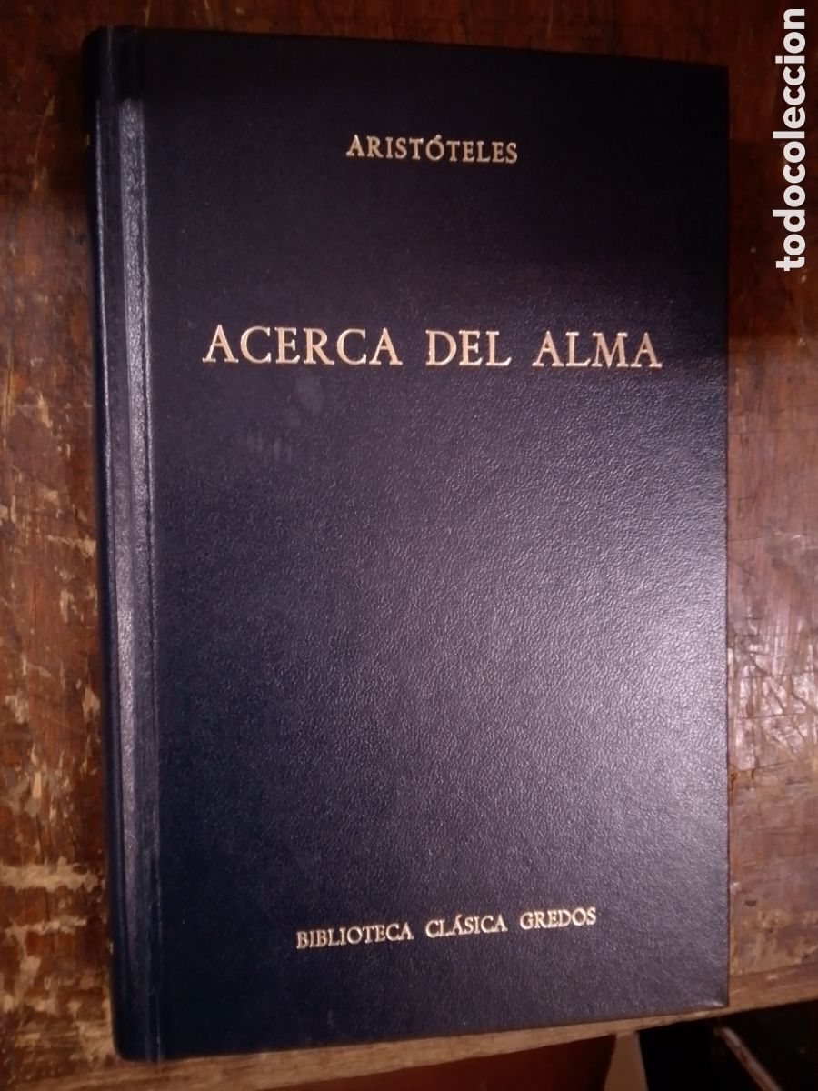 Libros de segunda mano: ACERCA DEL ALMA. ARISTOTELES. CLASICA GREDOS. 1978