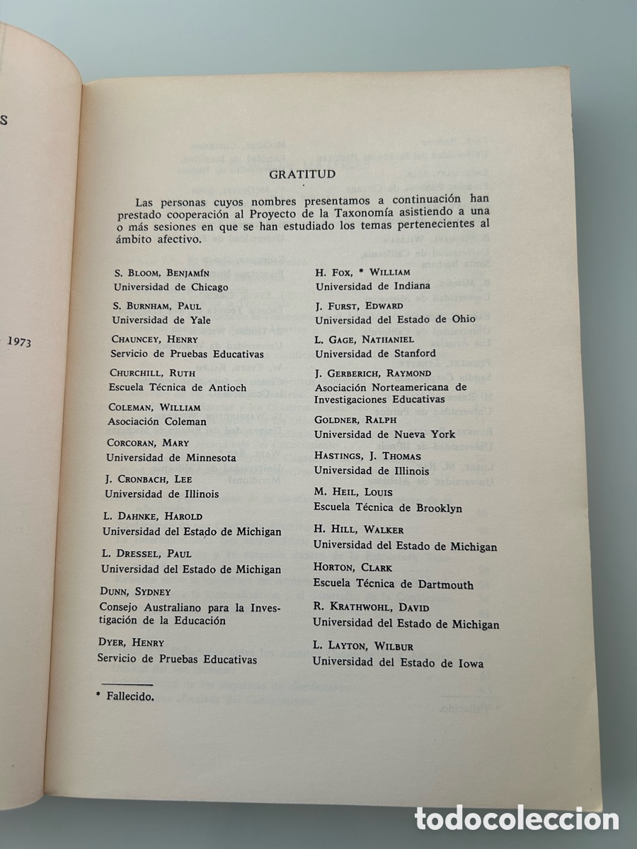 Libros de segunda mano: &Aacute;mbito de la afectividad. David R. Krathwohl. Marfil. 1975 - Foto 5