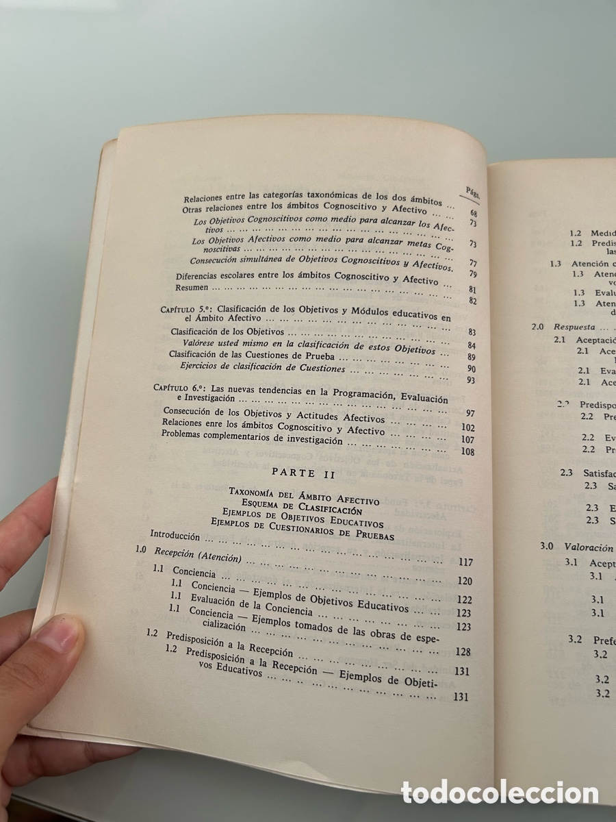 Libros de segunda mano: &Aacute;mbito de la afectividad. David R. Krathwohl. Marfil. 1975 - Foto 8