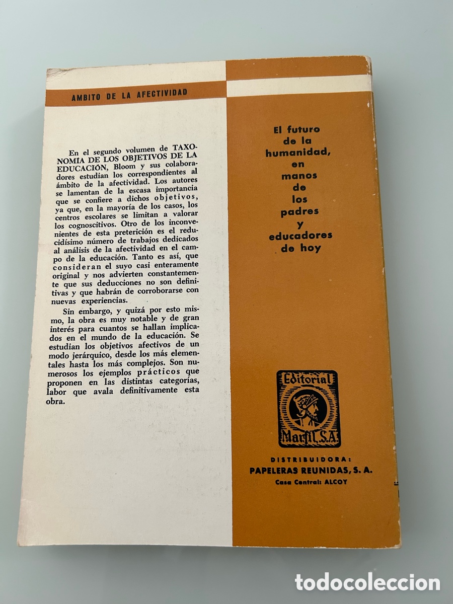 Libros de segunda mano: &Aacute;mbito de la afectividad. David R. Krathwohl. Marfil. 1975 - Foto 11