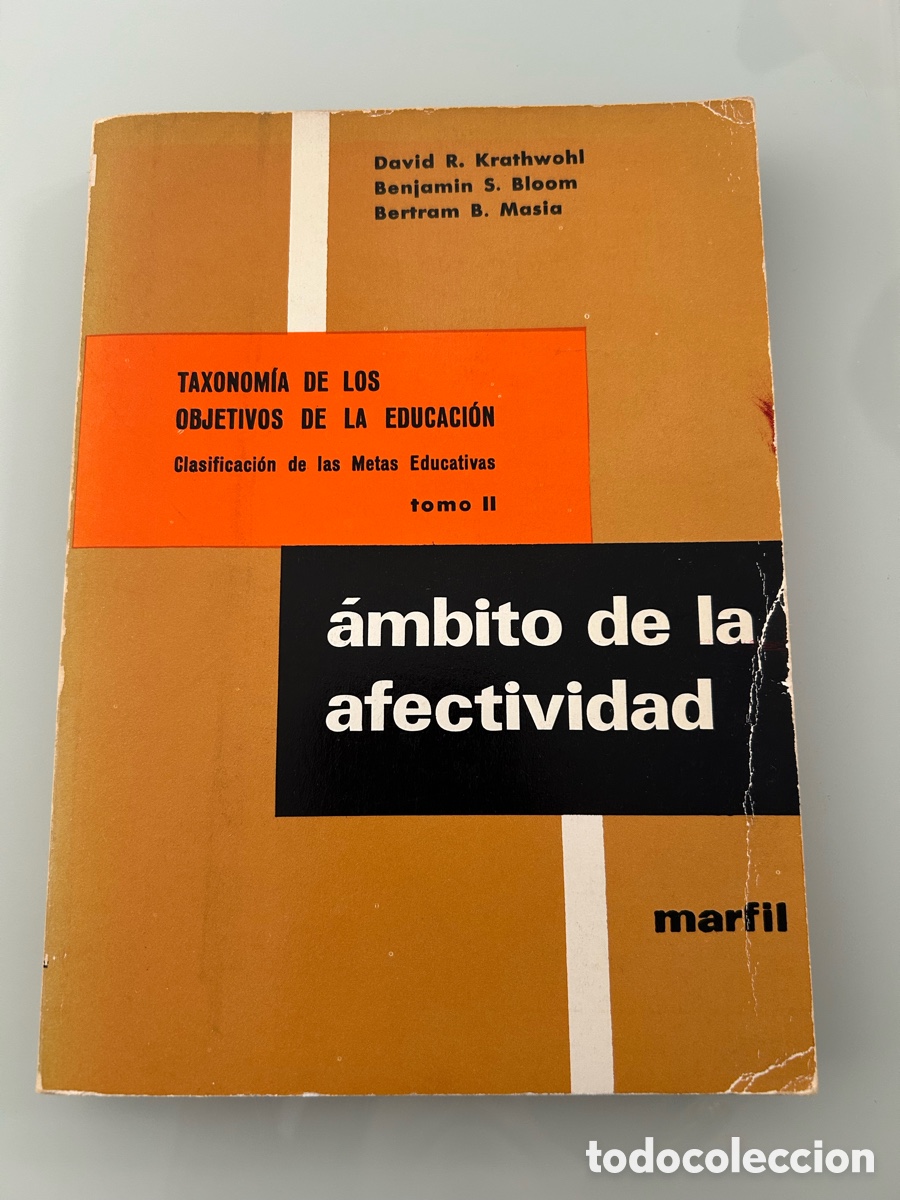 Libros de segunda mano: &Aacute;mbito de la afectividad. David R. Krathwohl. Marfil. 1975 - Foto 1
