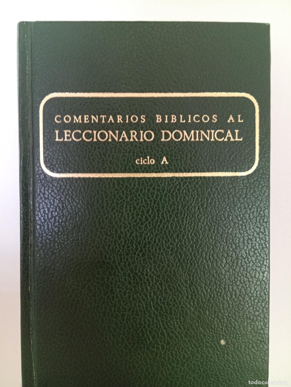 Libros de segunda mano: Comentarios b&iacute;blicos al leccionario dominical, ciclo A.