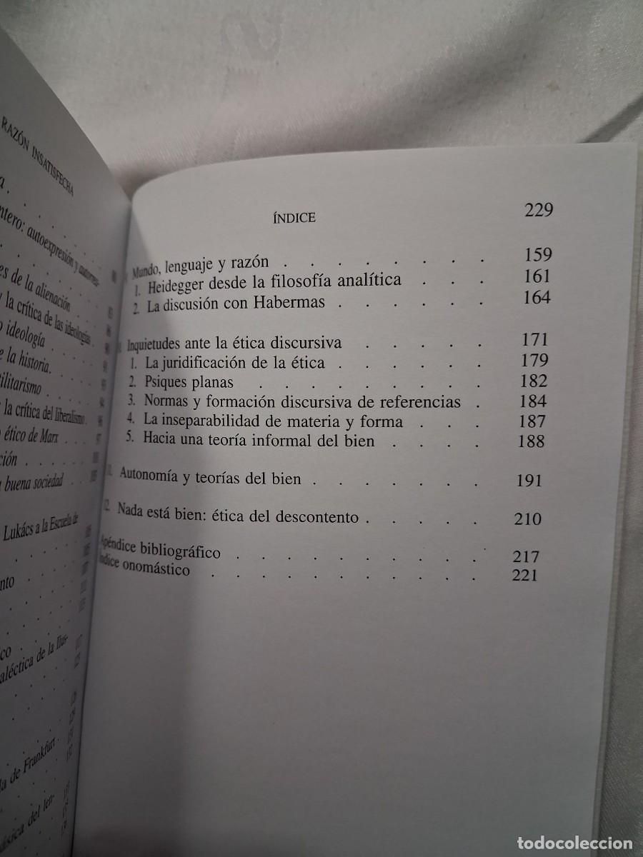 Libros de segunda mano: GERARD VILAR. LA RAZ&Oacute;N INSATISFECHA. ED. CR&Iacute;TICA - Foto 3