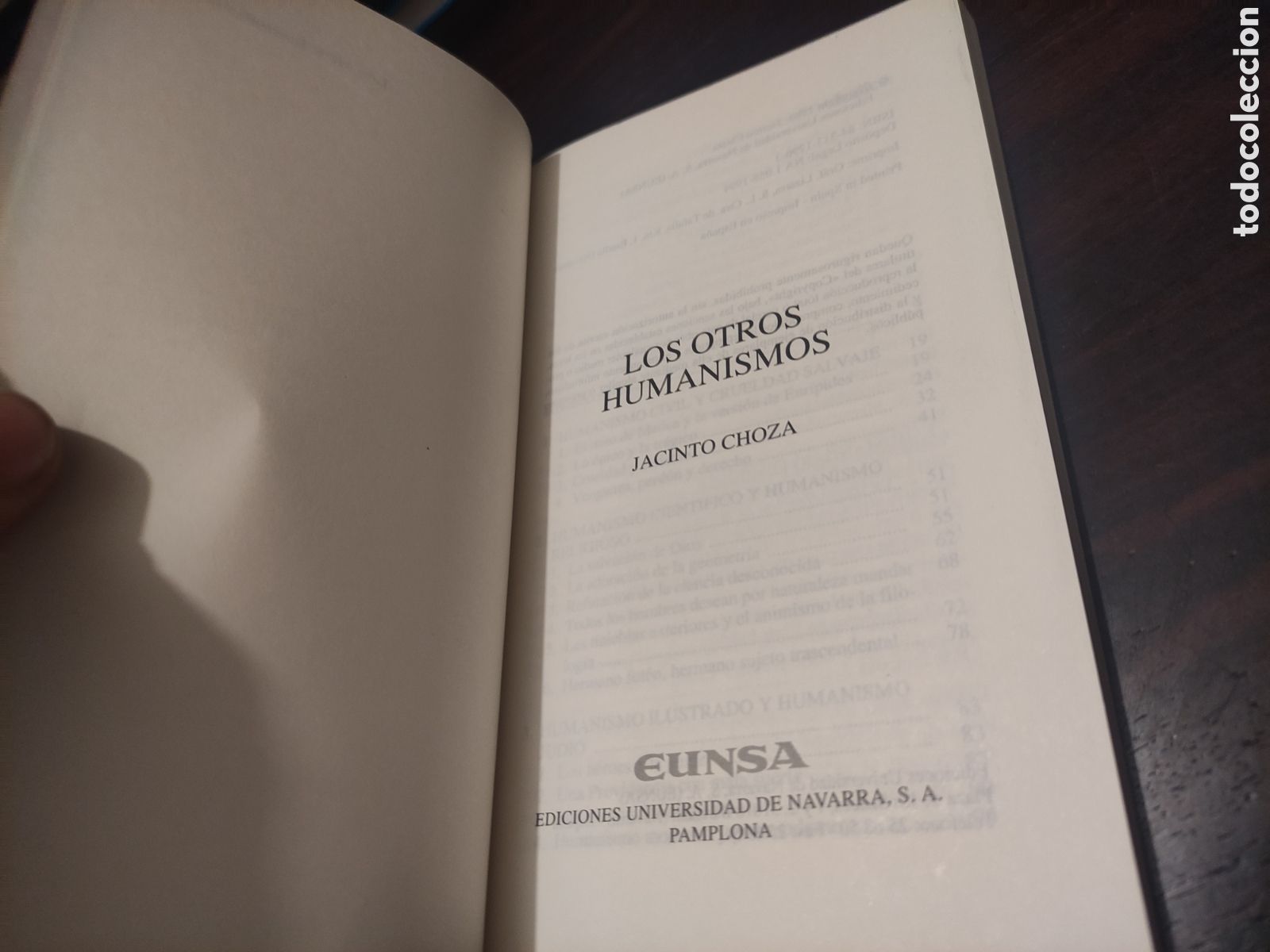 Libros de segunda mano: Jacinto Choza - LOS OTROS HUMANISMO - Foto 7