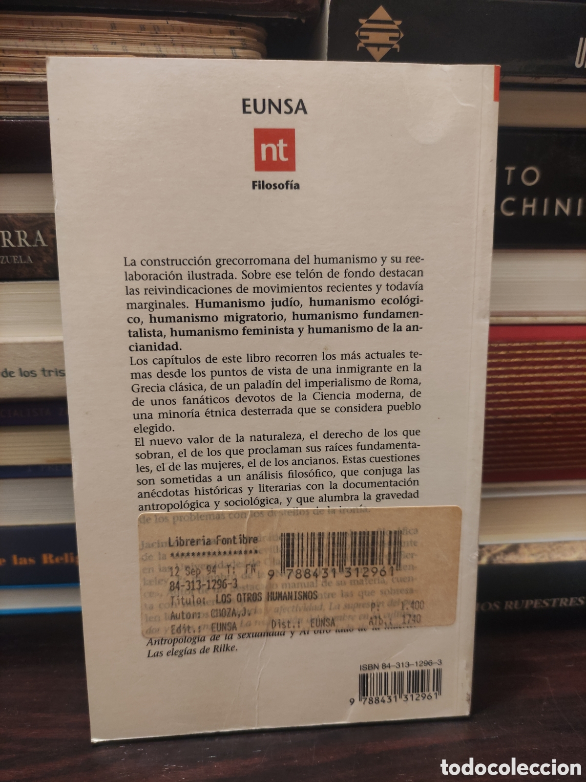 Libros de segunda mano: Jacinto Choza - LOS OTROS HUMANISMO - Foto 14