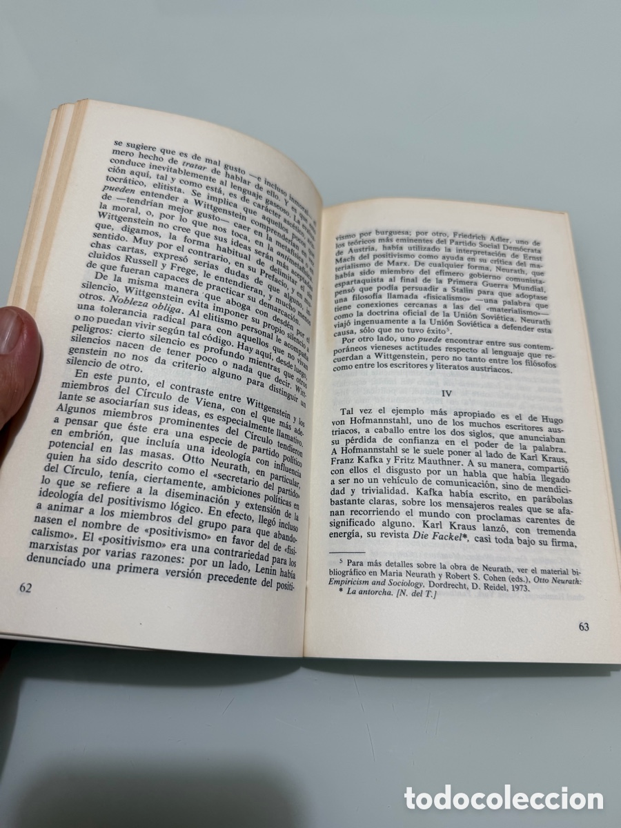 Libros de segunda mano: Wittgenstein. William Warren Bartley III. Ediciones C&aacute;tedra 1982 - Foto 4