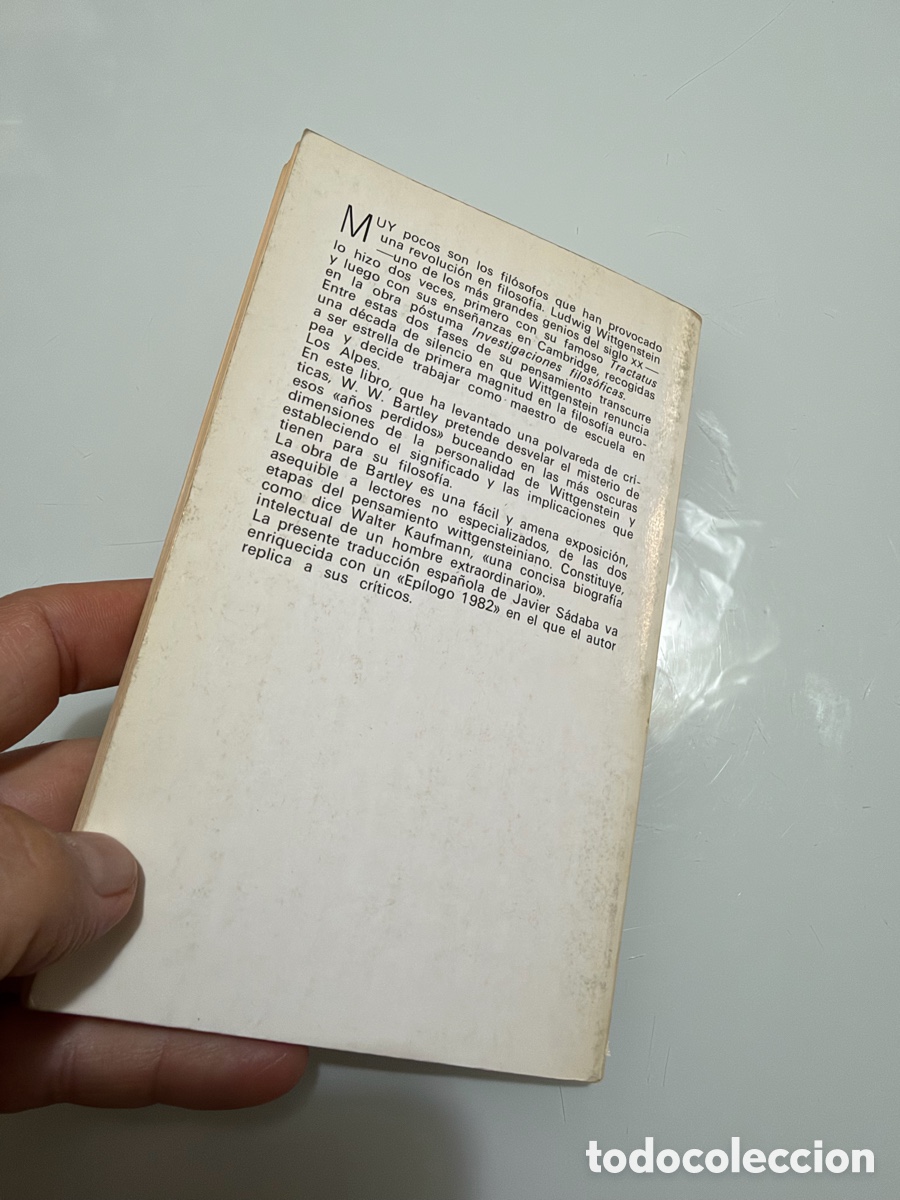 Libros de segunda mano: Wittgenstein. William Warren Bartley III. Ediciones C&aacute;tedra 1982 - Foto 5
