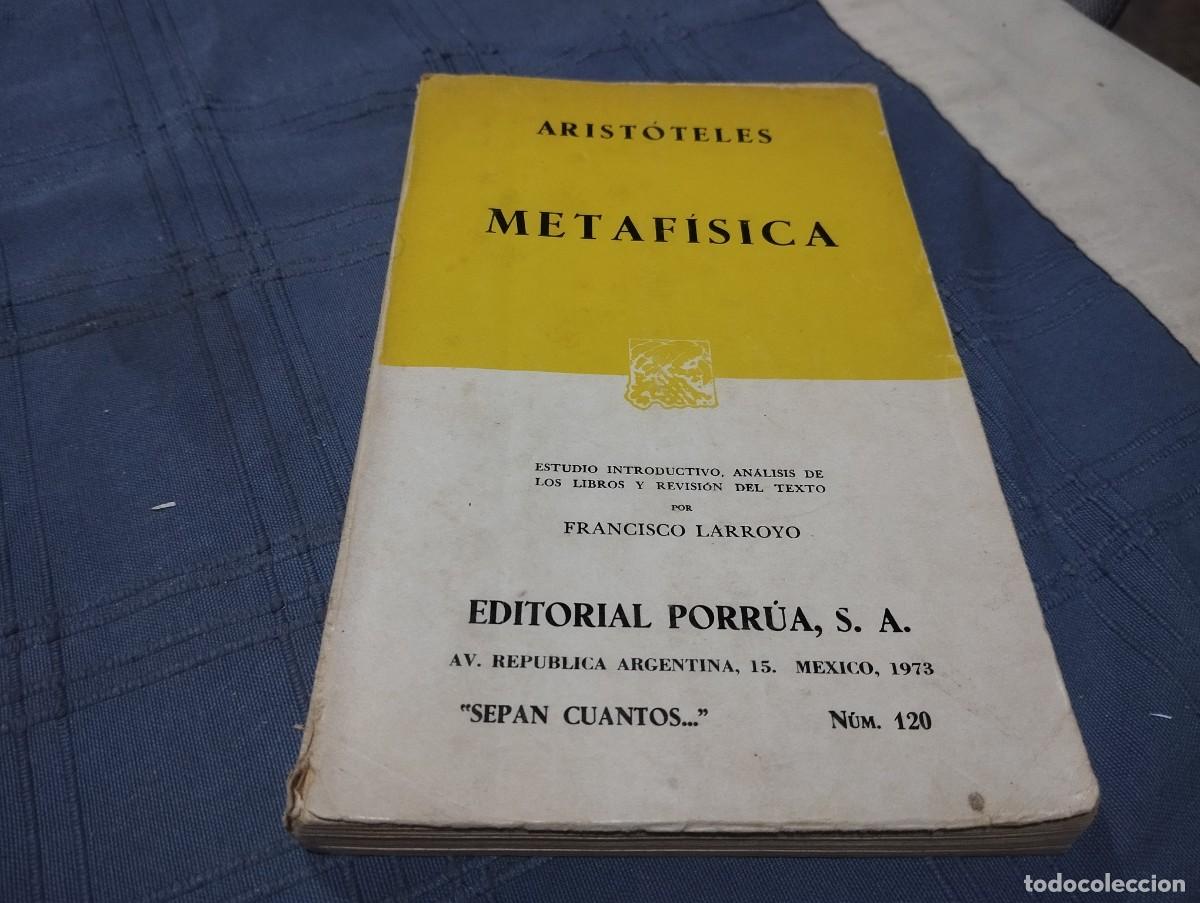 Gebrauchte B&uuml;cher: METAF&Iacute;SICA - ARIST&Oacute;TELES ED. PORR&Uacute;A 1980