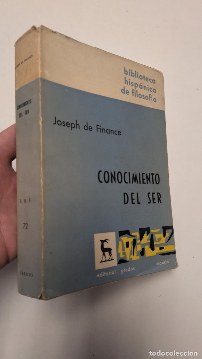 Second hand books: Conocimiento del ser - Joseph de Finance