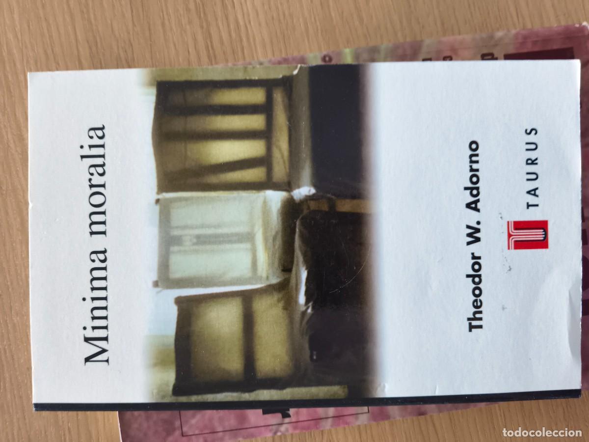 Livros em segunda m&atilde;o: THEODOR W. ADORNO &ndash; MINIMA MORALIA &ndash; TAURUS &ndash; EDICI&Oacute;N 1998 &ndash; ESCUELA DE FRANKFURT &ndash; FILOSOF&Iacute;A