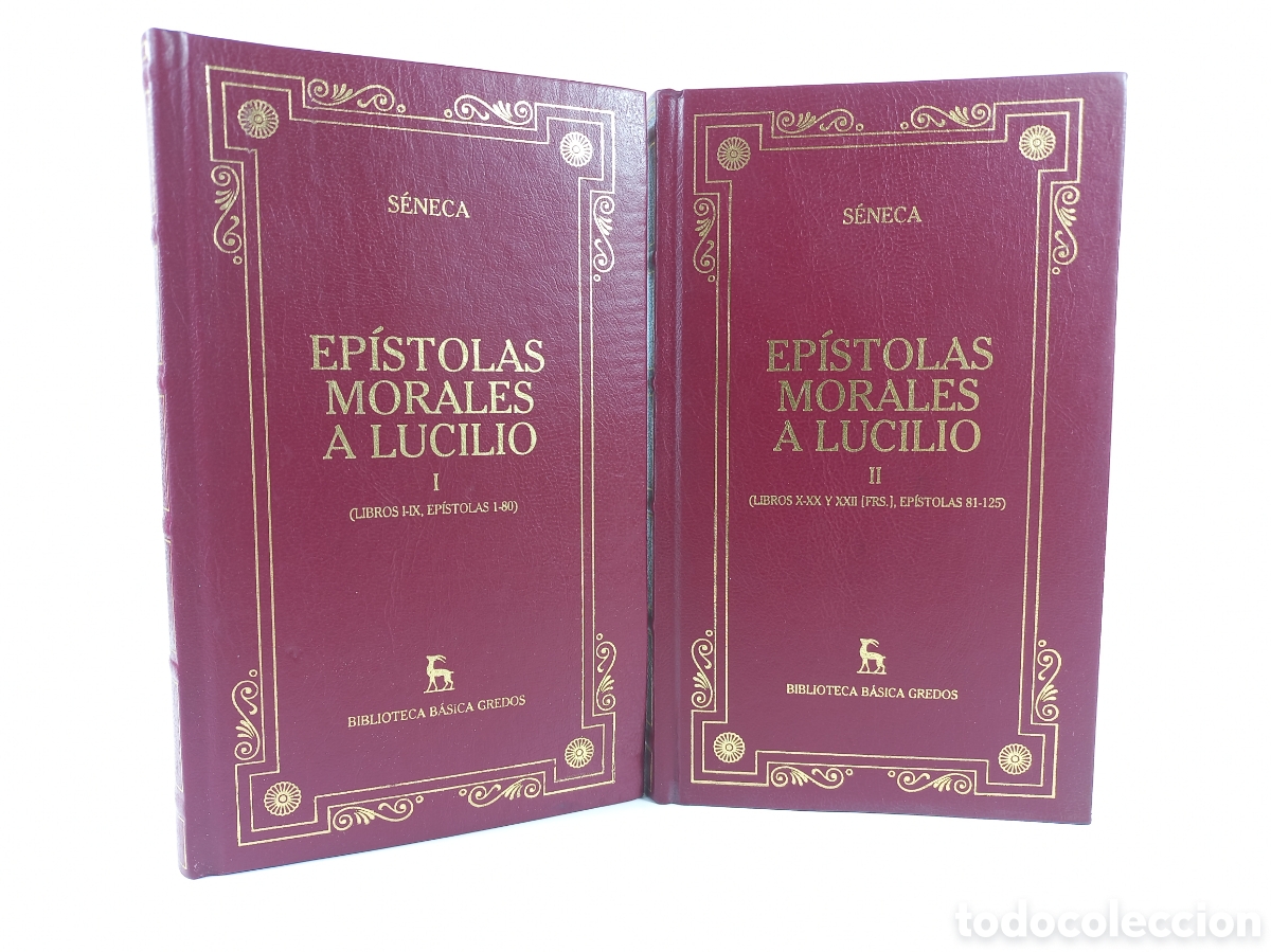 Libri di seconda mano: Ep&iacute;stolas Morales a Lucilio. S&eacute;neca. Gredos, 2001. Filosof&iacute;a. Dise&ntilde;o Brugalla.