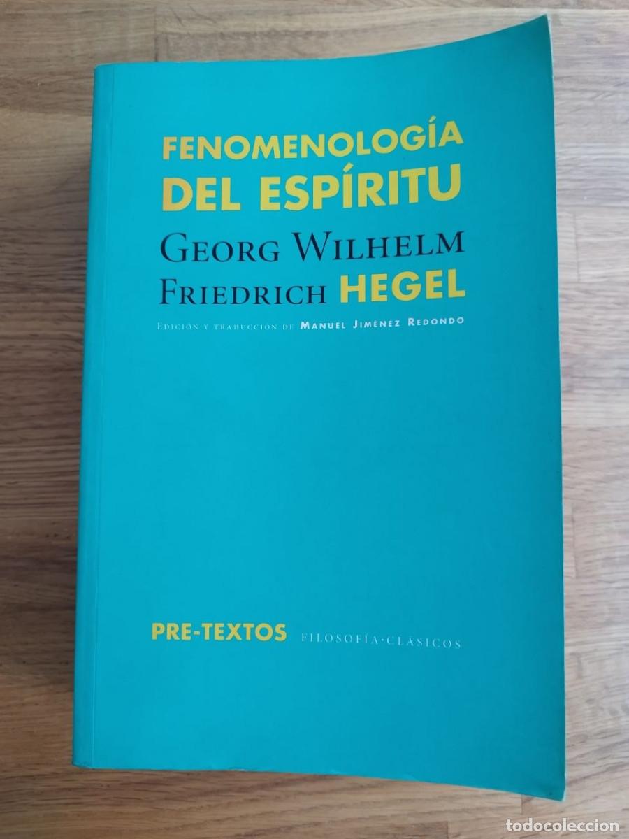 Gebrauchte B&uuml;cher: Fenomenolog&iacute;a del esp&iacute;ritu, Georg Wilhelm & Friedrich Hegel (PREGUNTAR DISPONIBILIDAD)