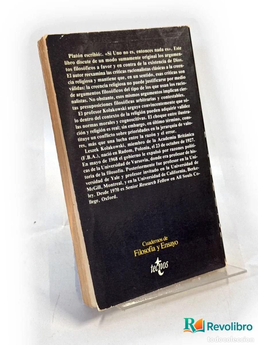 Libros de segunda mano: Si Dios no existe - 1&ordf; edici&oacute;n - Leszek Kolakowski - Foto 2